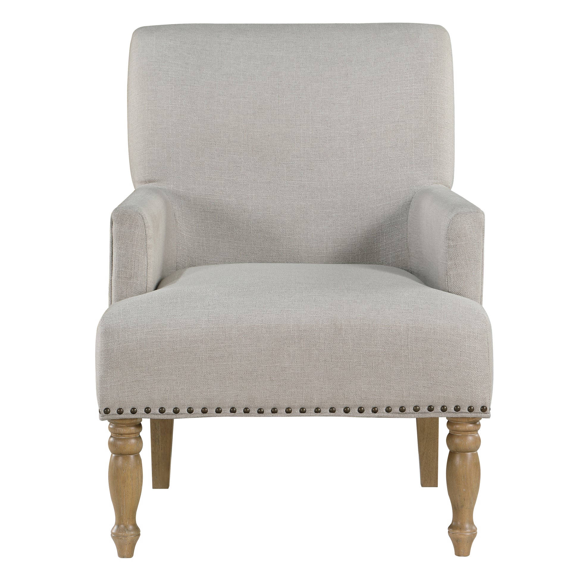 Alice Beige Arm Chair Beige Foam Upholstered