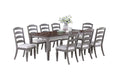 Light Grey And Cherry Contemporary Style 1Pc Dining Table Wooden Frame Dining Room Furniture Cherry,Light Grey Seats 6 Dining Room Classic,Contemporary,Modern Rubberwood Kitchen & Dining Tables