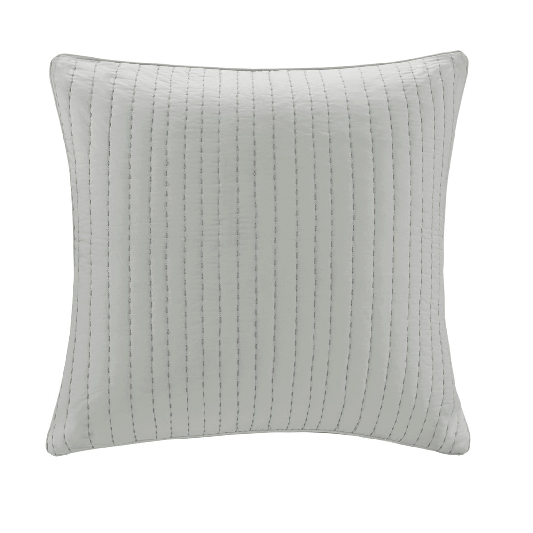 Cotton Quilted Euro Sham Grey Euro Sham Grey Cotton