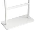 Coat Racks Solid Wood Hanger 23.6* 11*64.1In Solid Environmental Protection Easy To Assemble Beautiful Can Be Placed In The Bedroom Entrance Living Room White White White American Design,Art