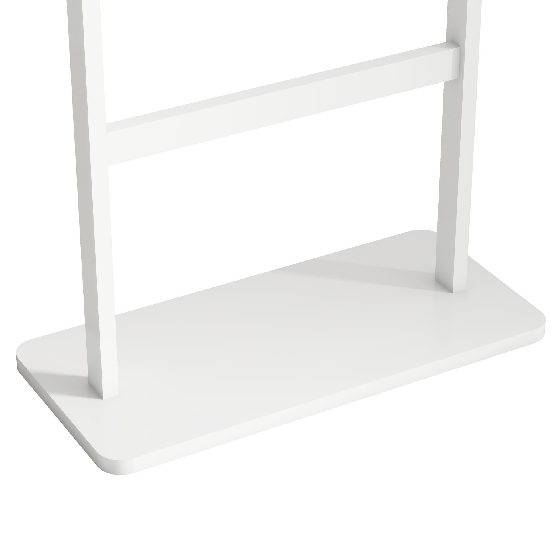 Coat Racks Solid Wood Hanger 23.6* 11*64.1In Solid Environmental Protection Easy To Assemble Beautiful Can Be Placed In The Bedroom Entrance Living Room White White White American Design,Art
