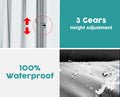 10'X10' Folding Canopy With 4 Removable Sidewalls Outdoor Event Shelter Upf 50 Gazebo Portable Tents For Parties Beach Camping Wedding Ez Pop Up Canopy 4Pcs Weight Bag Carry Bag Blue Metal