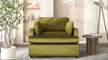 Mirod Oversized Accent Chair Comfortable Armrest Cushions, Versatile Neutral Style, Elegant Design, Durable Frame Green Velvet