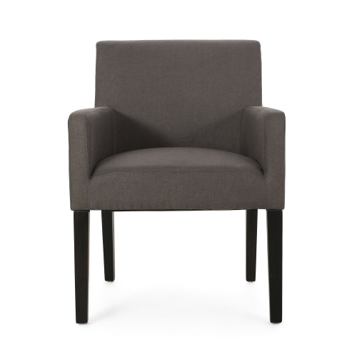Arm Chair Dark Grey Fabric