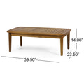 Willowbrook Seat Coffee Table Teak Acacia Wood