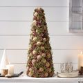 Pine Cone Table Top Tree Natural Foam
