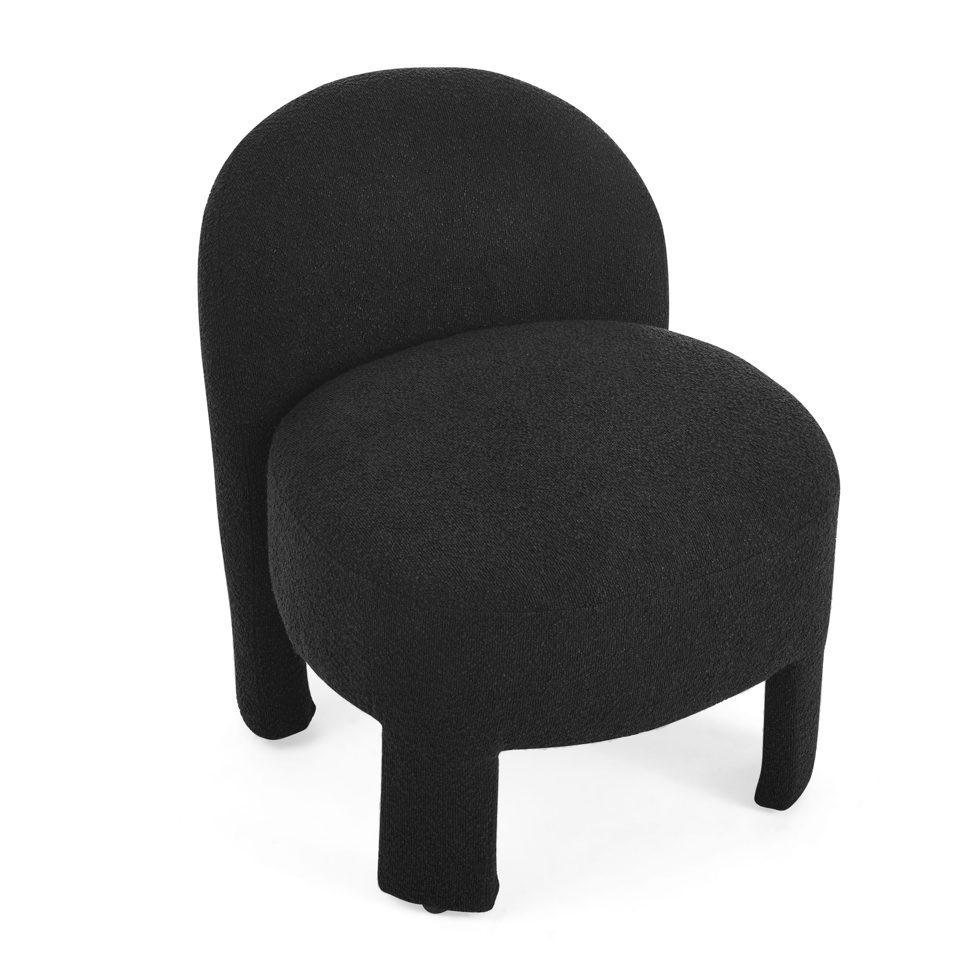 Hoop Gauze Lounge Chair With Soft Cushion And Backrest, Need To Be Assembled, Suitable For Living Room Bedroom Dining Room Black 24.5"*28.75"*28.75" Black Foam