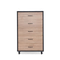 Bemis Weathered Light Oak Finish Chest Light Oak Mdf,Synthetic Wood