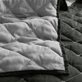 7 Piece Stripe Comforter And Quilt Set Full Queen Multicolor Polyester