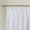 Newport Cotton Lining Window Curtains For Bedroom, Linen Curtains For Living Room, 84 Inches Long Curtains For Living Room, White White Linen