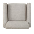 Club Chair Beige Fabric