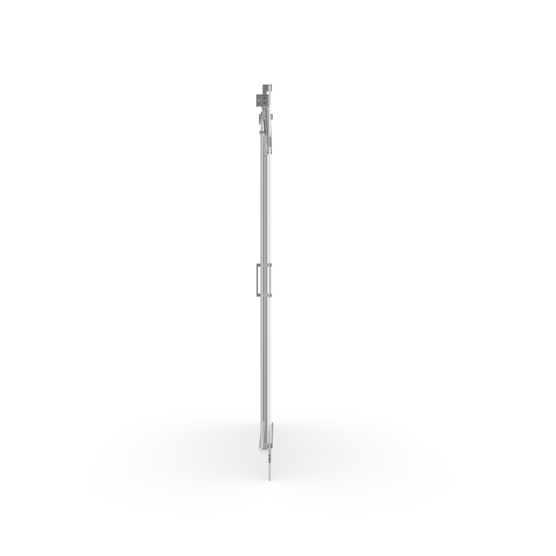 56" 60" W X 76" H Frameless Shower Door Soft Closing Single Sliding, 1 4" 6Mm Tempered Glass With Explosion Proof Coating, 24D01 60Bnx Brushed Nickel Brushed Nickel Bathroom Tempered Glass