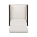 Recliner Chair Beige Fabric