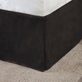 7 Piece Faux Suede Comforter Set Grey Cal King California King Grey Polyester