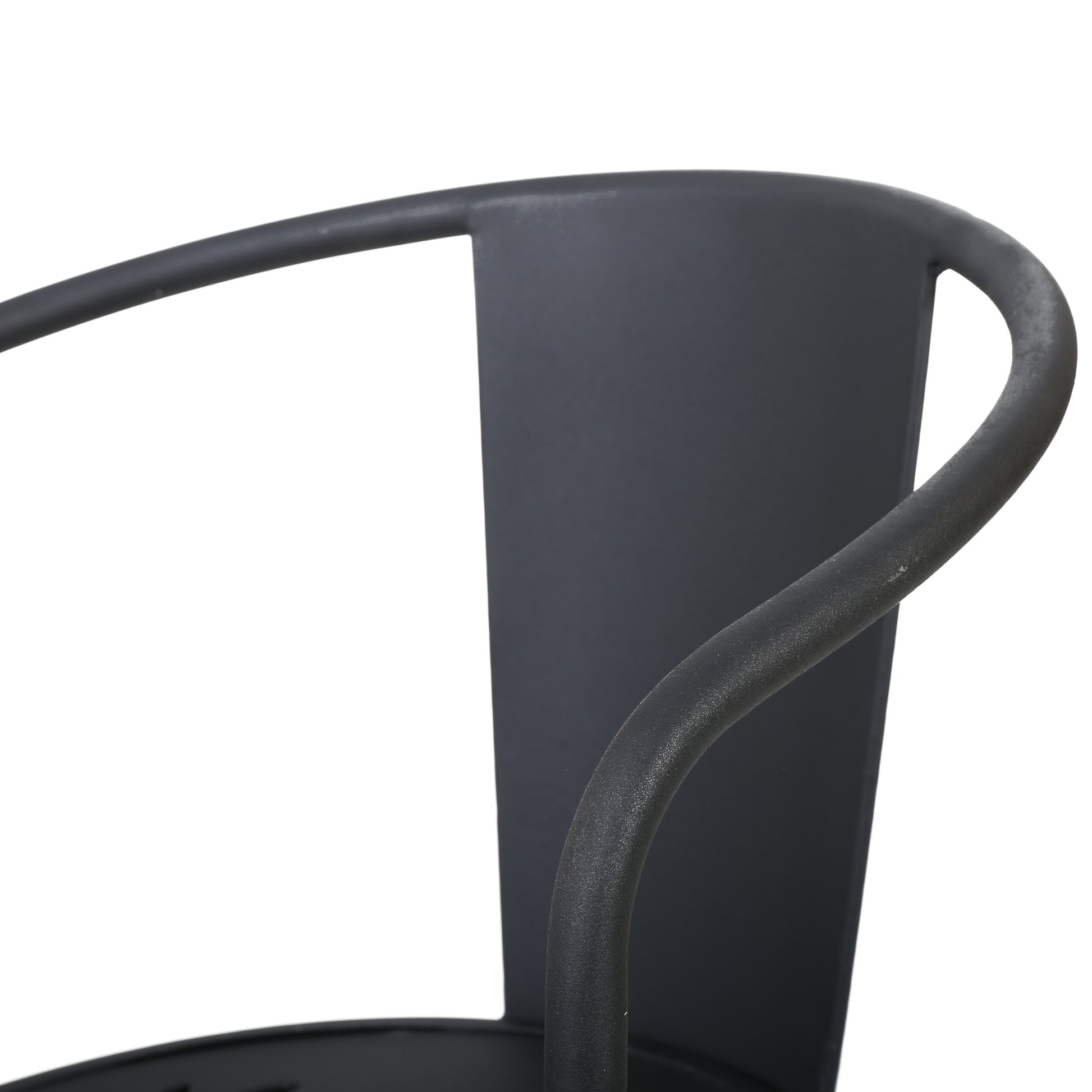 Lourdes 3 Pc Kd Metal Set Black Iron