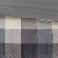 7 Piece Herringbone Comforter Set Grey King King Grey Polyester