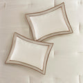 7 Piece Comforter Set Taupe Brown Queen Queen Taupe Brown Polyester