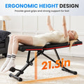 Adjustable Weight Bench 795Lb Capacity Foldable Workout Bench Press For Home Gym, Full Body Exercise And Strength Training, Lifting Sit Up Incline Decline Flat Utility Bench Black Leather