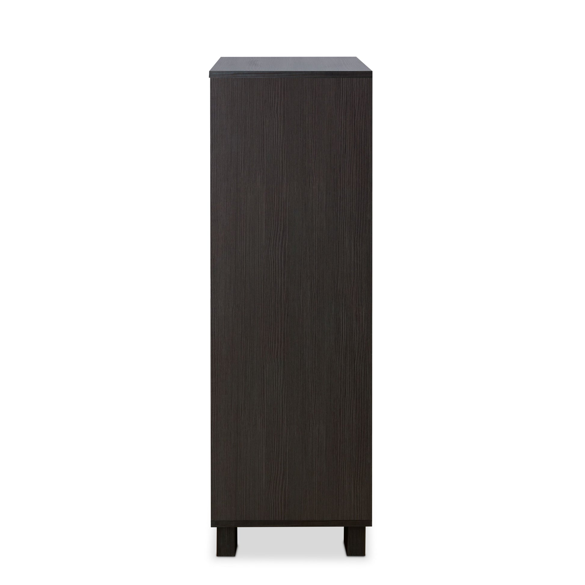 Eloy White & Espresso Finish Chest Espresso,White Mdf