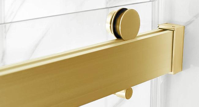 Roller Set With Wall Brackets And Anti Jump Knobs Only, 24D01P10 Gx Gold Stainless Steel