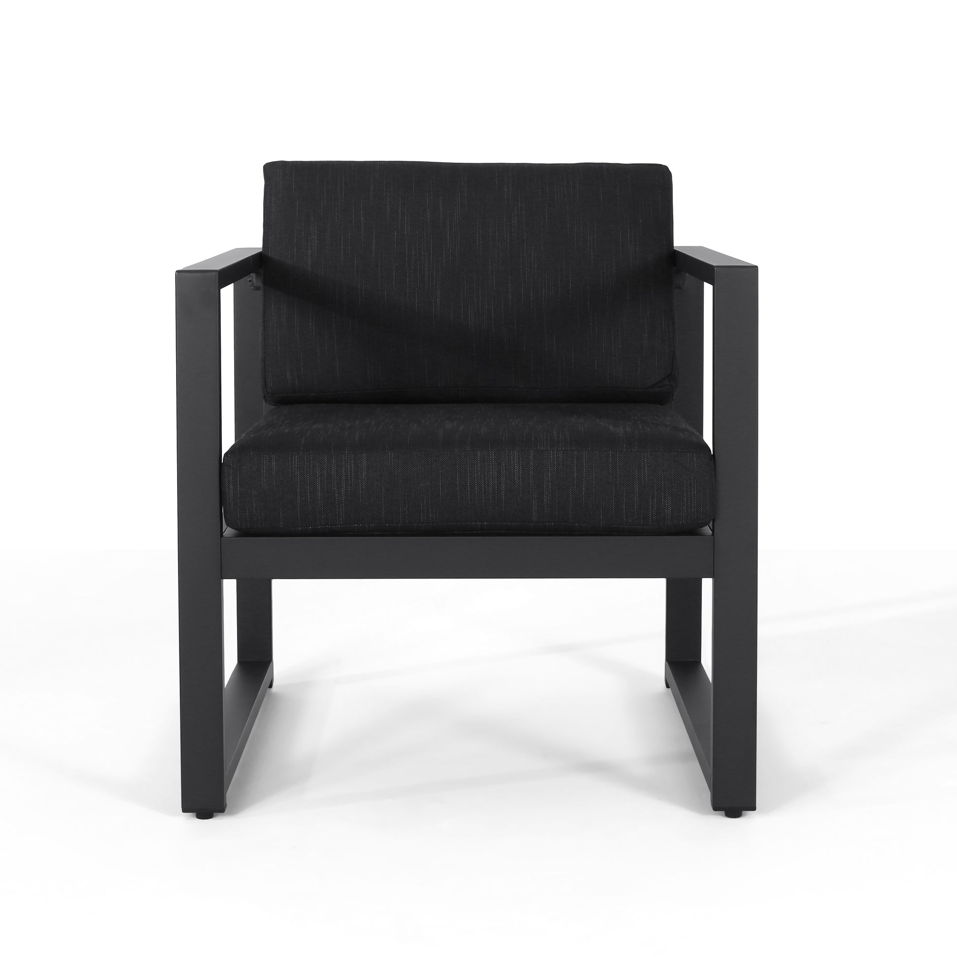 Navan 4 Pc Chat Set Dark Gray Aluminium