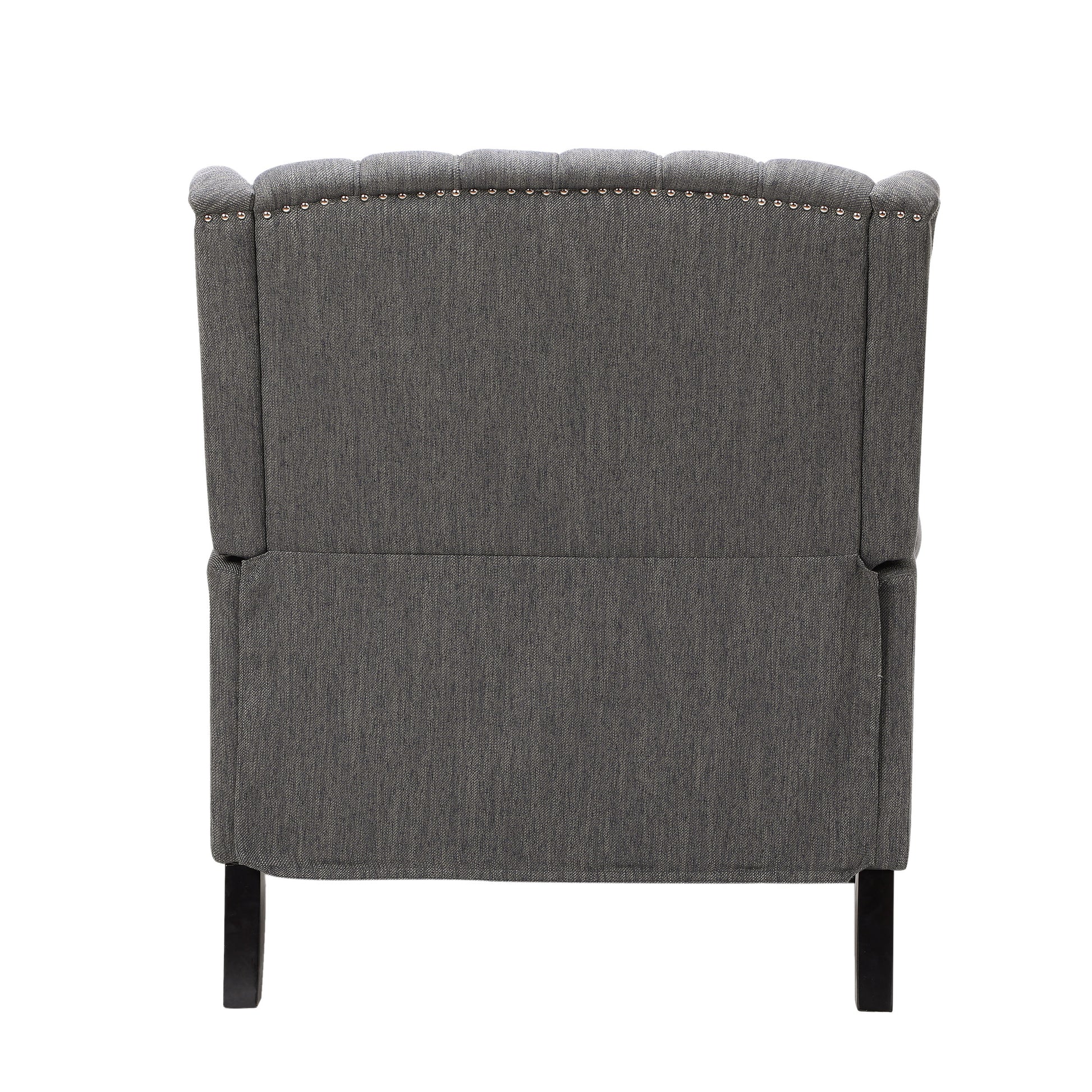 One And Half Seater Recliner Charcoal Fabric