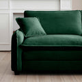 Family Sofa Set Deep Seat Sofa, Warm Sofa For Home Cinema And Living Room, One 2 Seater Sofa And One 3 Seater Sofa,Green Corduroy Green Corduroy 5 Seat
