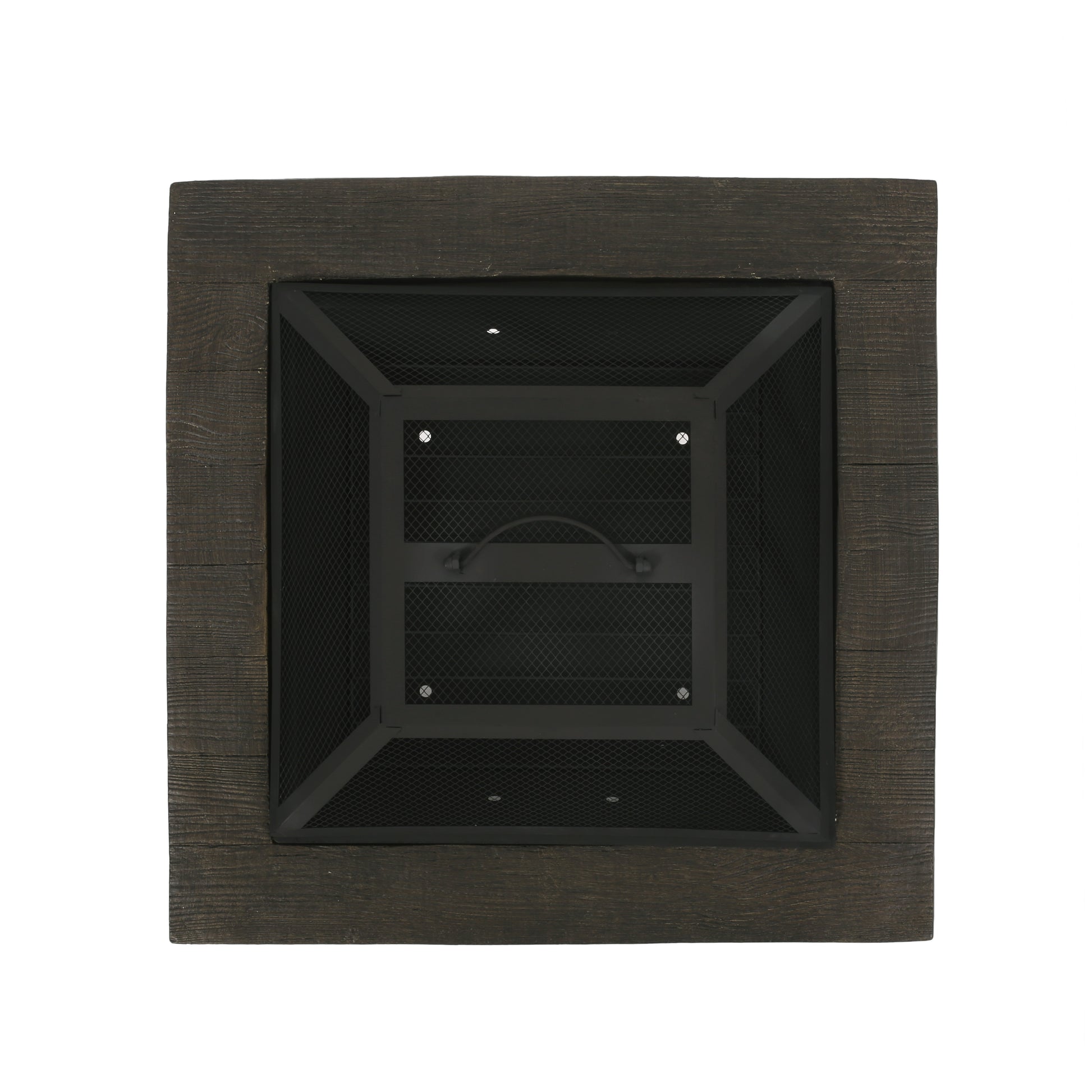 Mgo 29 Square Wood Burning Fire Pit Grey Magnesium Oxide