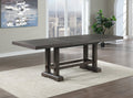 Napa Counter Table Dark Brown Dark Brown Wood
