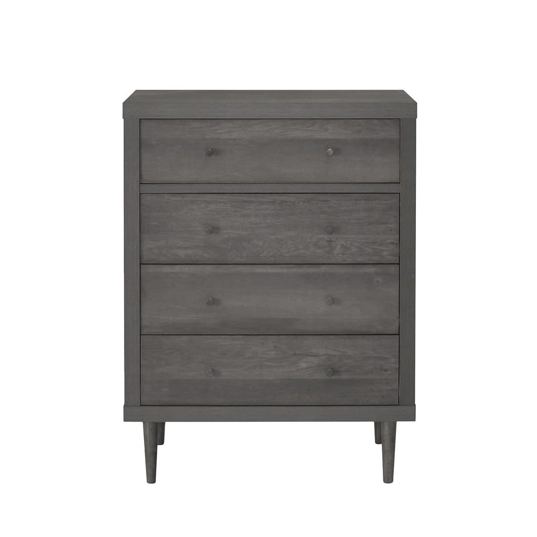 Nordic 4 Drawer Chest Grey Mdf