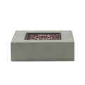 50 000 Btu Square Mgo Fire Table Tank Outside Light Grey Magnesium Oxide