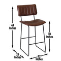 Tribeca Barstool Dark Brown Dark Brown Wood
