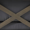 Brava X Back Right Corner Bench Of Set 2 Dark Grey Acacia Wood