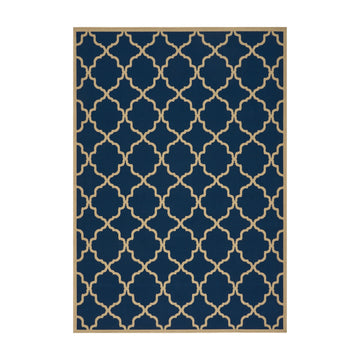 Riviera 4770L 5'3" X 7'6" Rug Navy Polypropylene