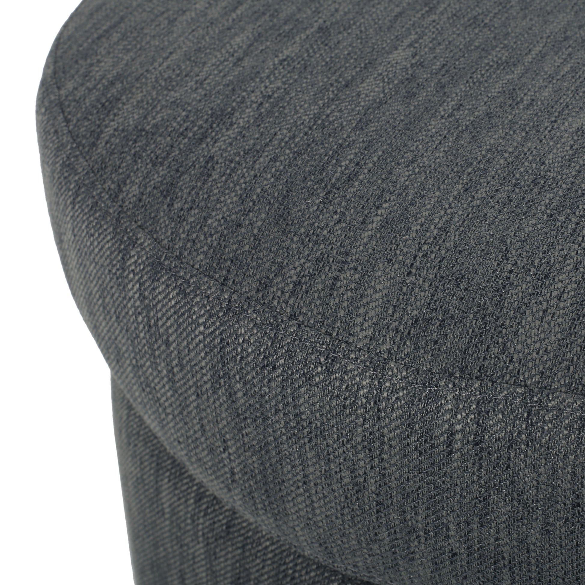 Swivel Club Chair Charcoal Fabric