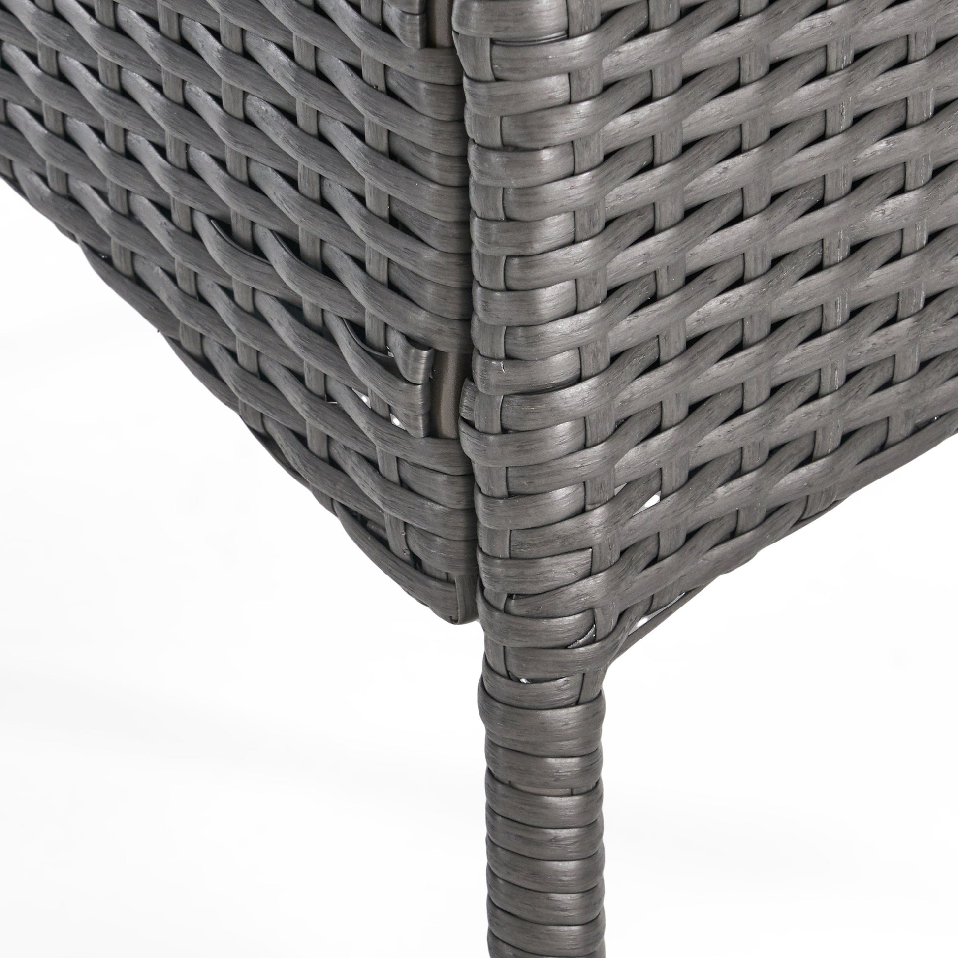 Malta Dining Chair Set Of 2 Grey Wicker