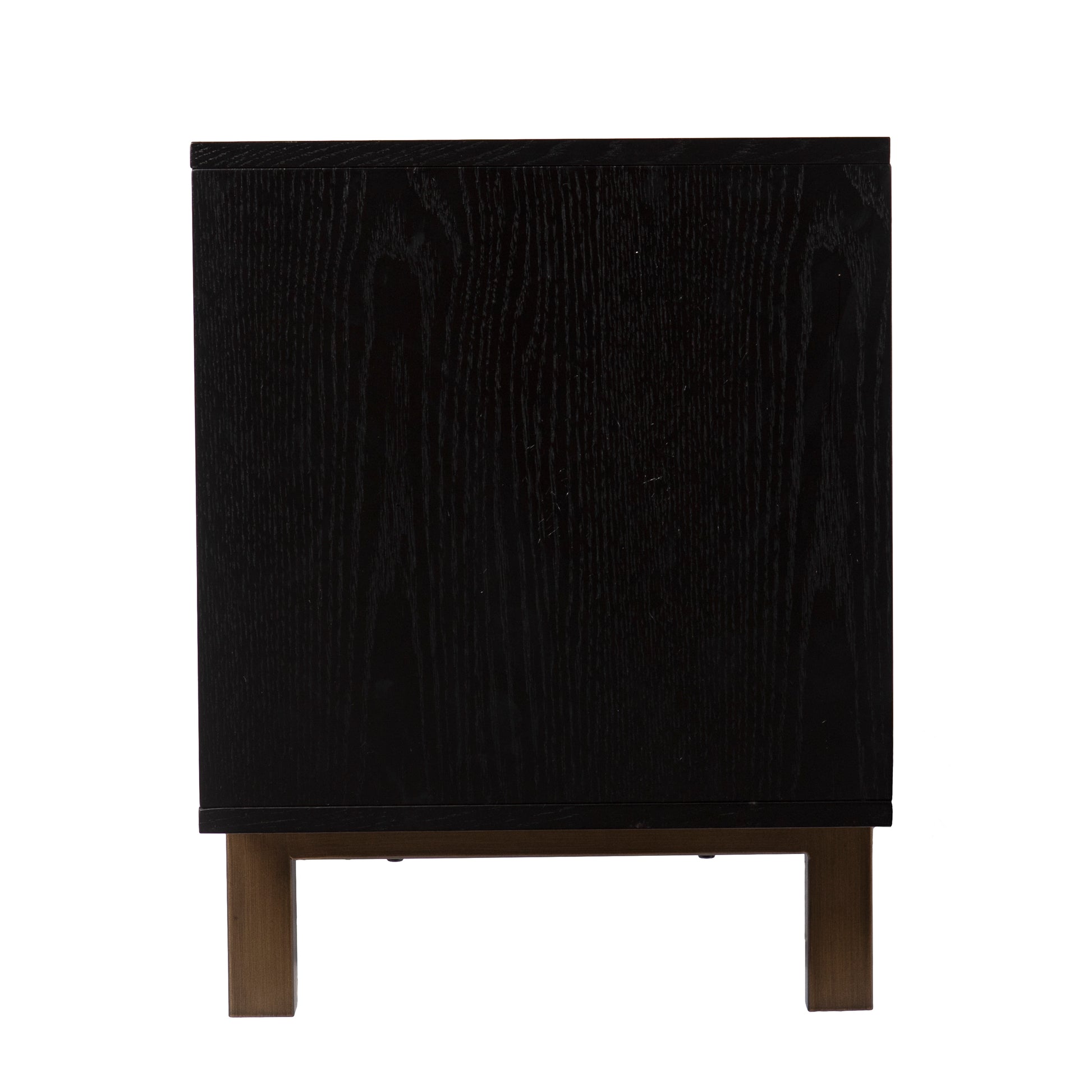 Enderly Media Console W Storage Light Gray 60 69 Inches Mdf