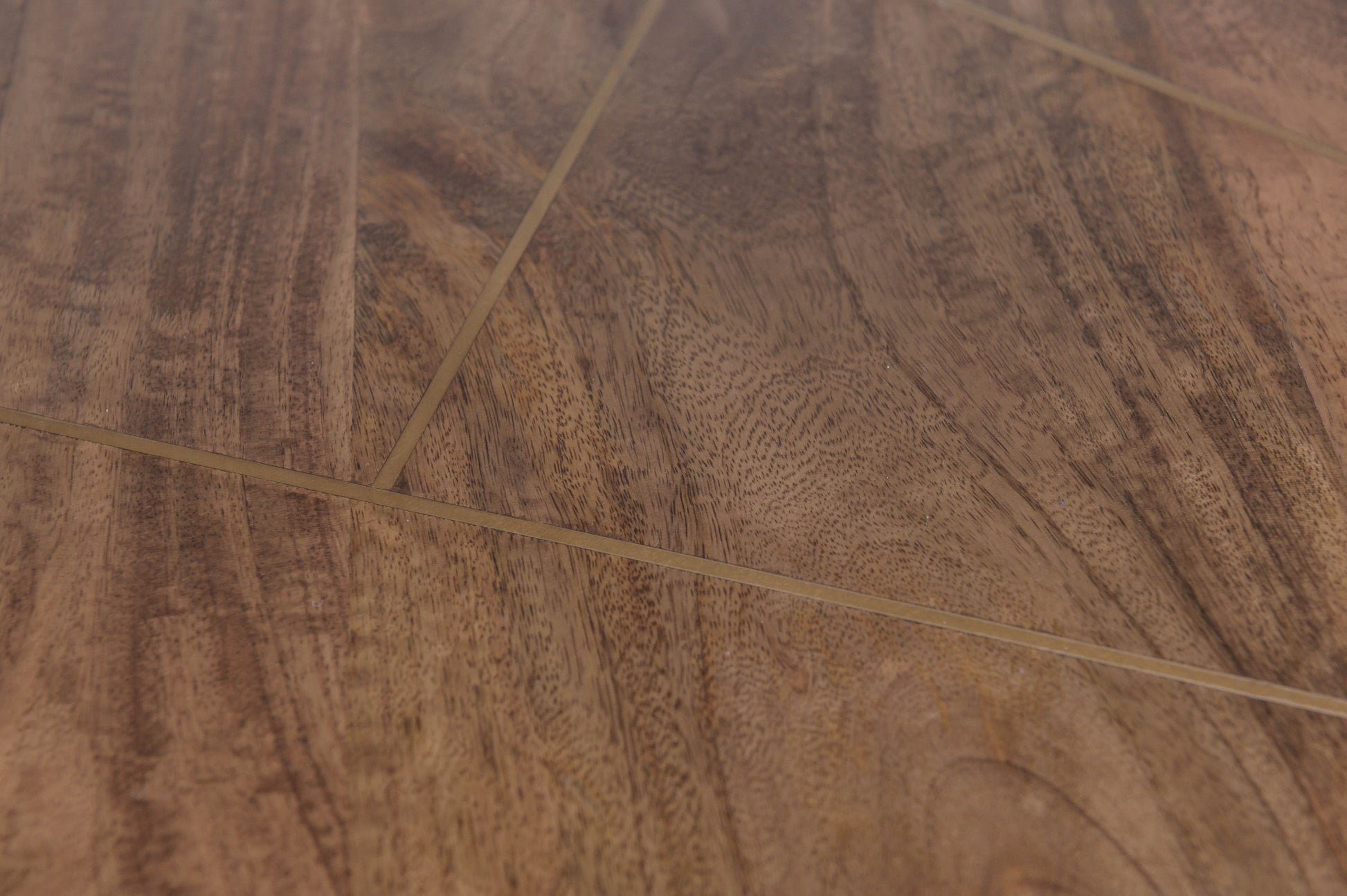 Walter Brass Inlay Cocktail Table Brown Brown Iron