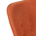 Contour Chair Orange Fabric