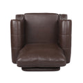 Club Chair Dark Brown Pu