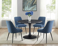 Colfax Side Chair Set Of 2 Navy Blue Iron