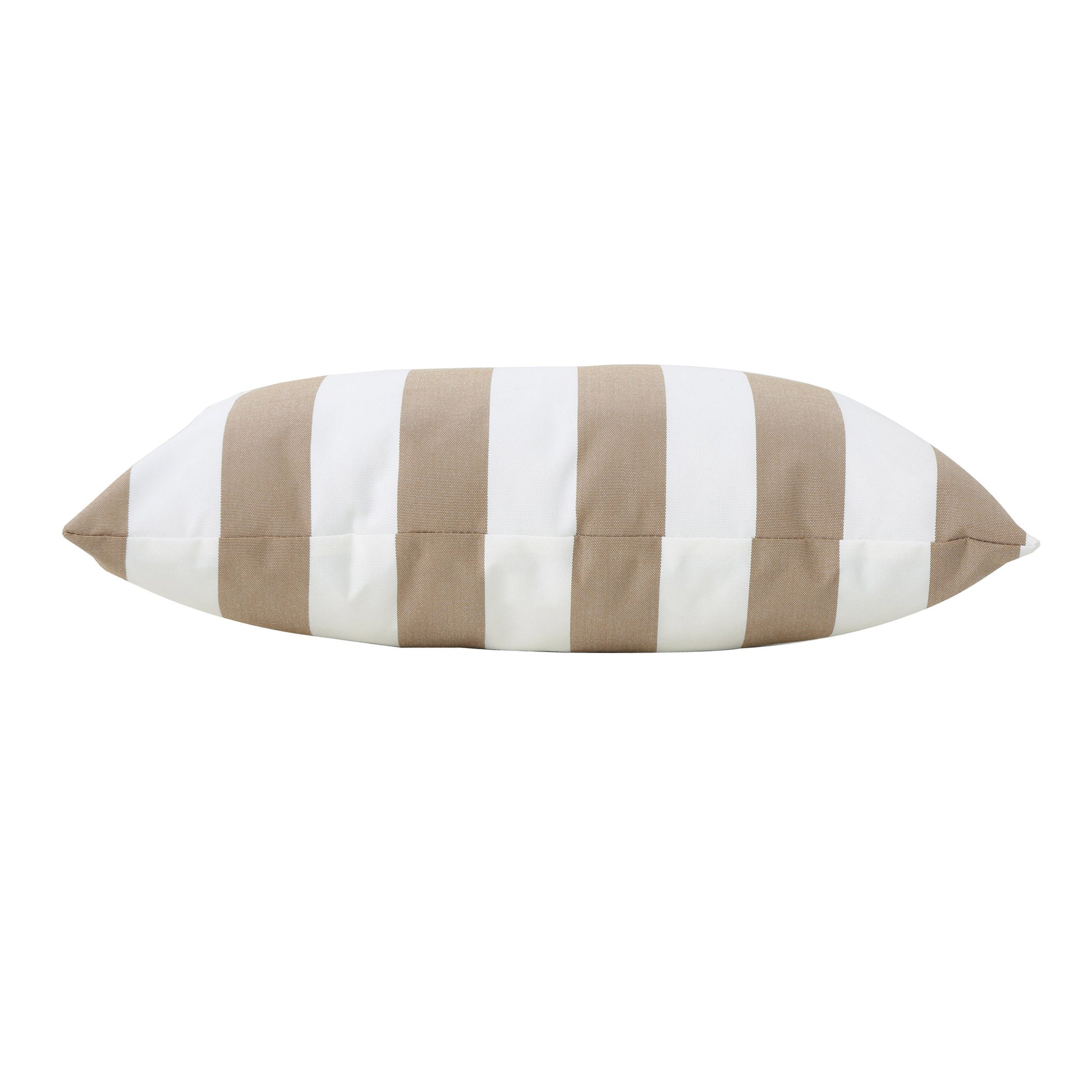 Coronado Stripe Rectangular Pillow Brown Fabric