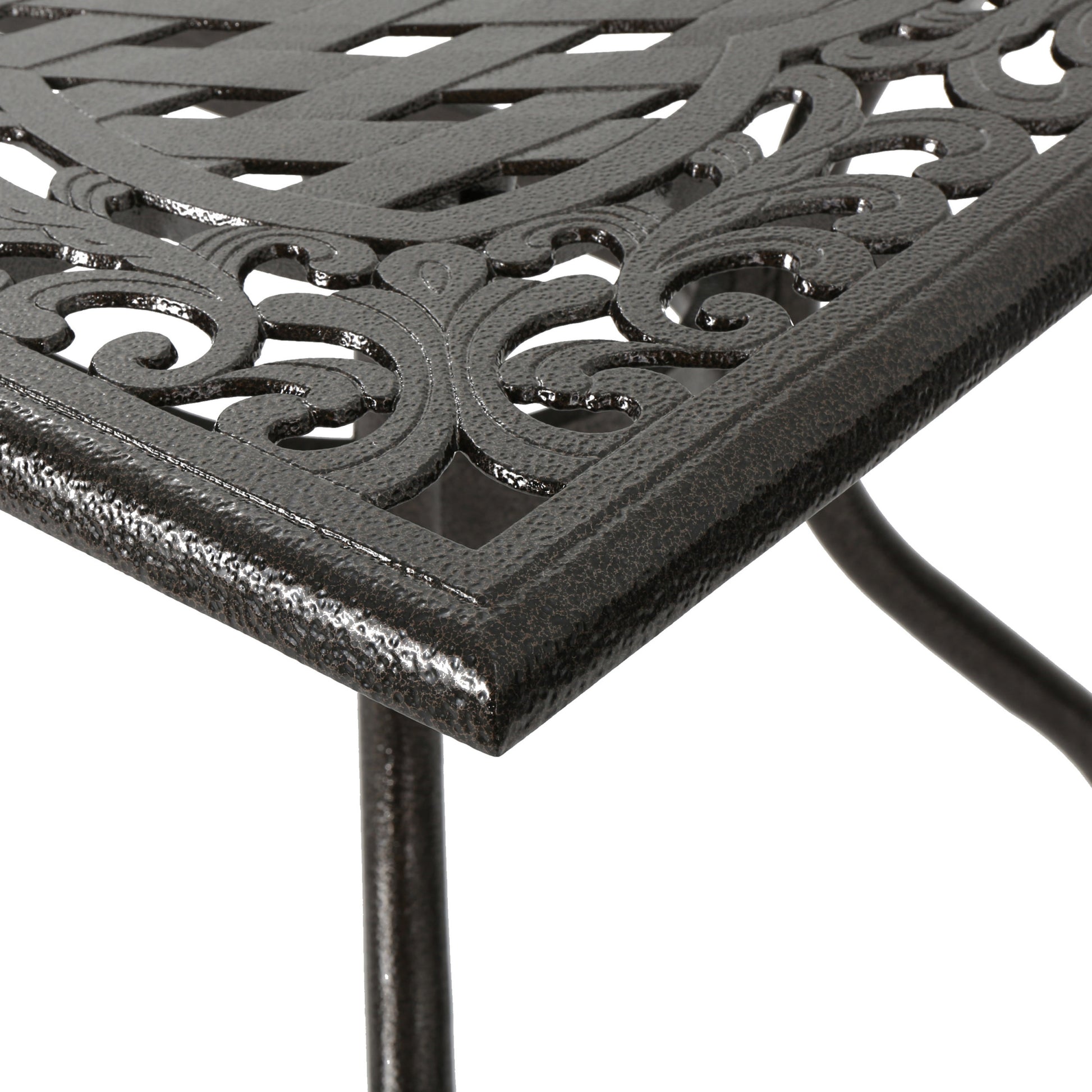 Phoenix Rectangle Table Bronze Aluminium