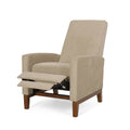 27'' Wide Wood Hand Manual Club Recliner Sand Fabric