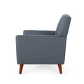 Greenmont Upholstered Armchair Dark Grey Fabric