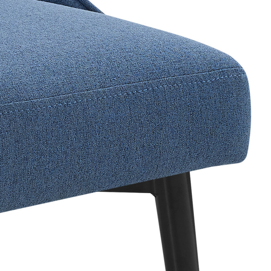 Colfax Side Chair Set Of 2 Navy Blue Iron