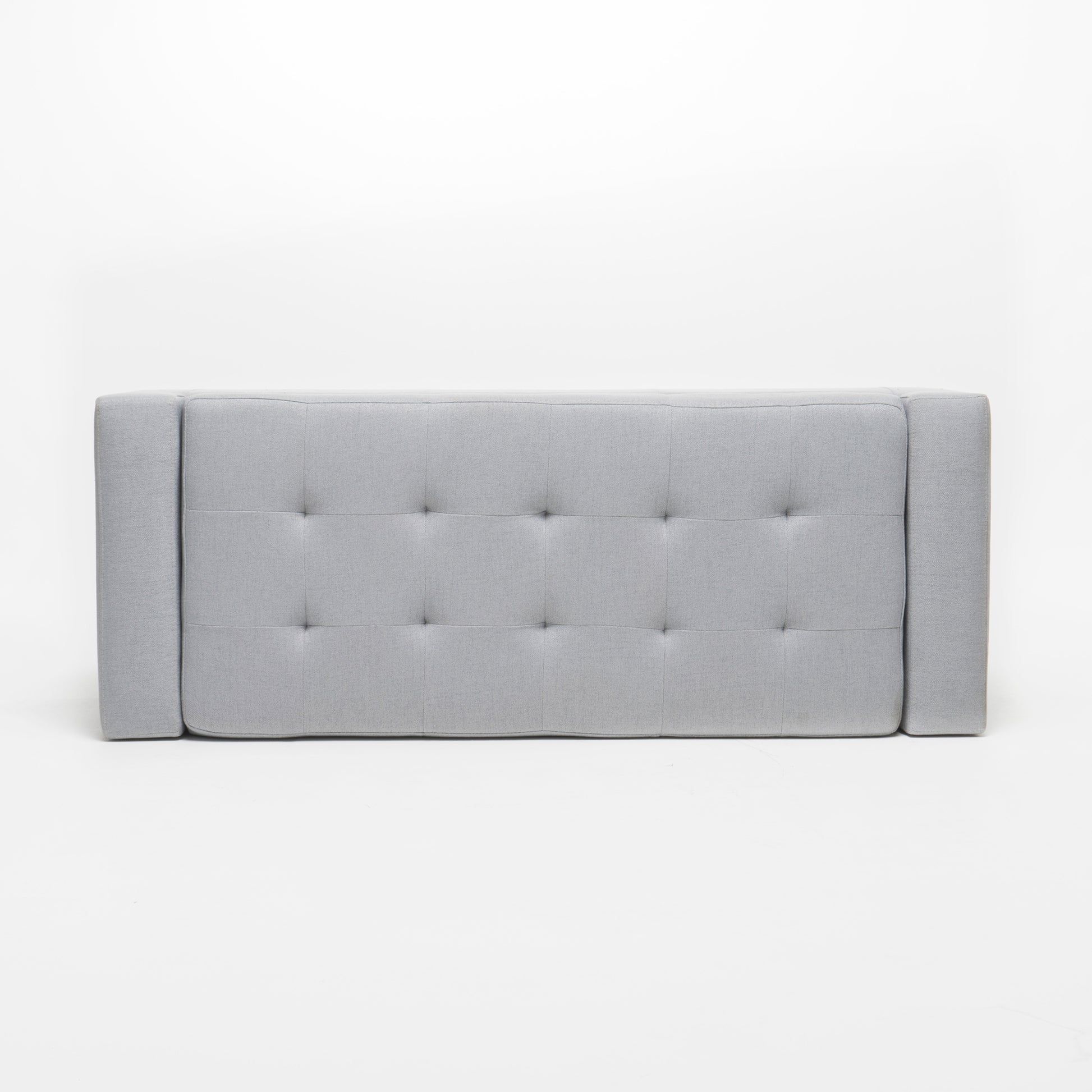 Guernsey Ottoman Light Grey Fabric