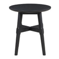 Oslo End Table Black Black Wood