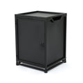 Metal Tank Holder Matte Black Iron