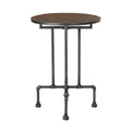 Bar Table Brown Black Mdf
